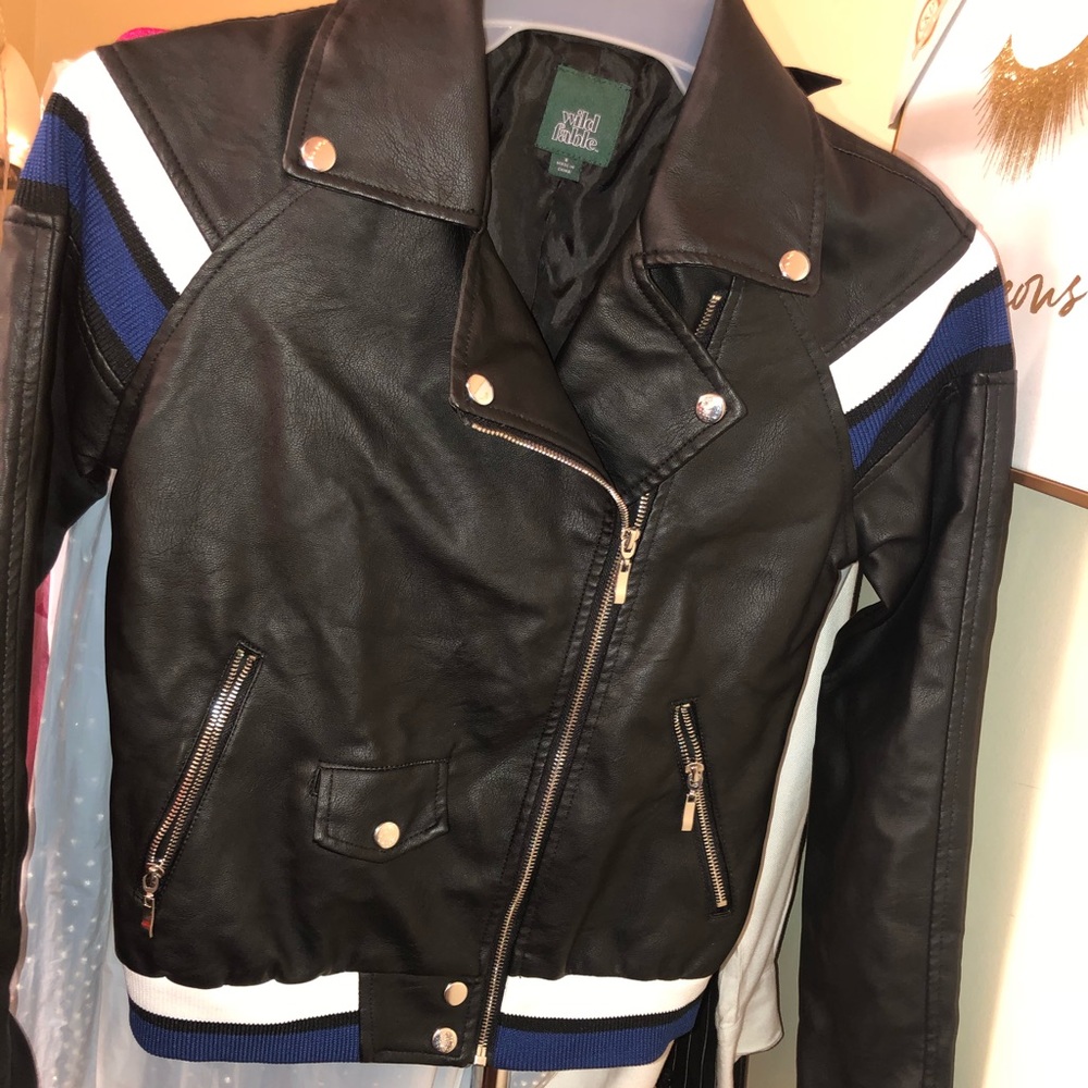 Wild Fable leather motor cycle jacket